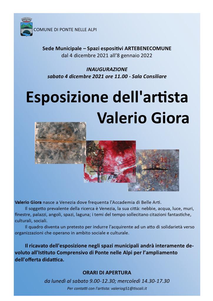 Esposizione Valerio Giora